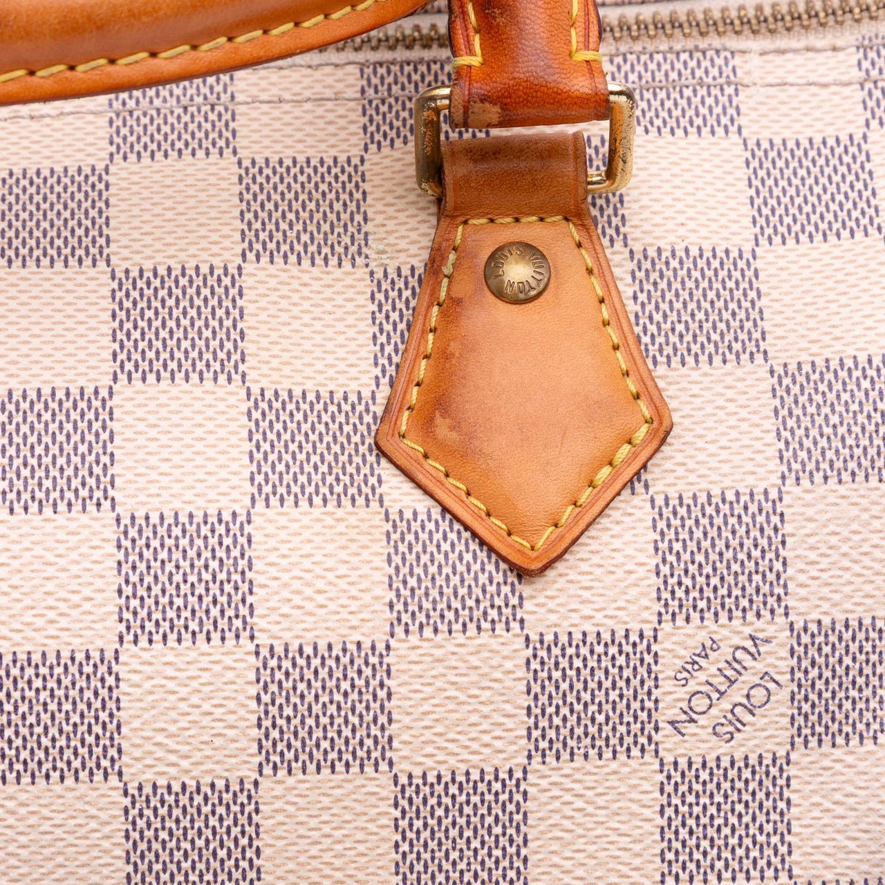 Louis Vuitton Damier Azur Speedy 30 Wit