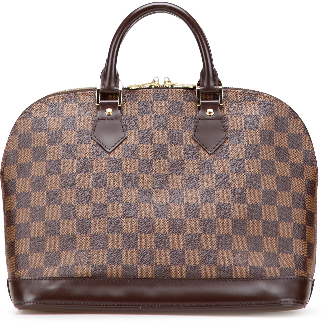 Louis Vuitton Damier Ebene Alma PM Bruin