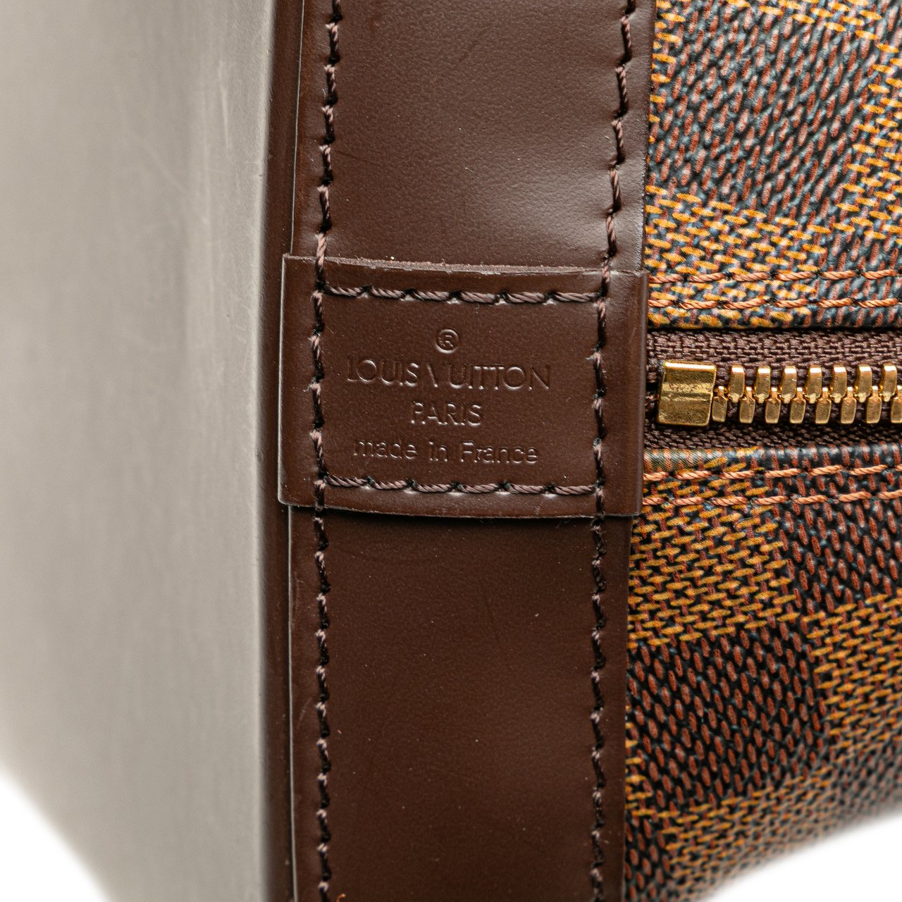 Louis Vuitton Damier Ebene Alma PM Bruin