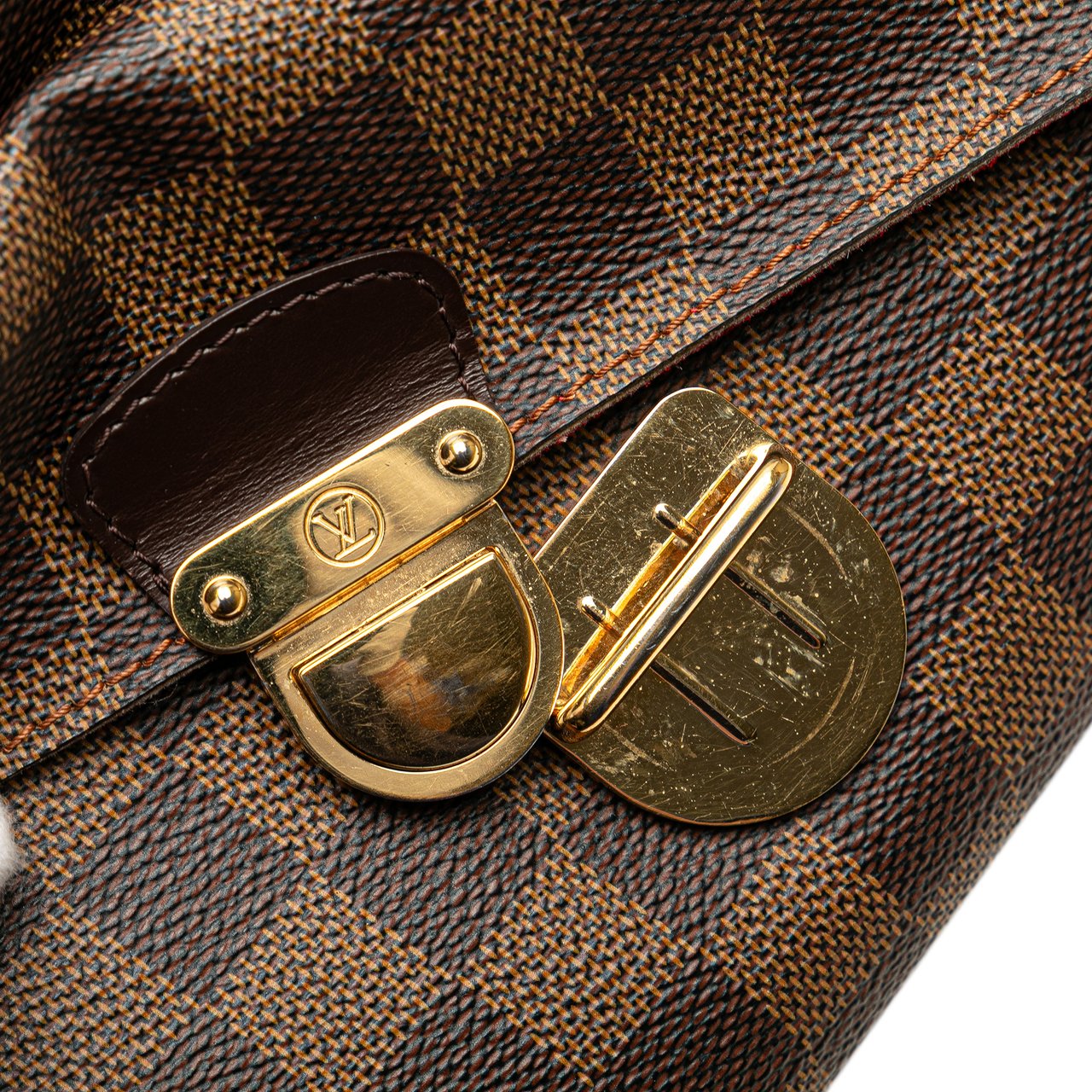 Louis Vuitton Damier Ebene Ravello GM Bruin