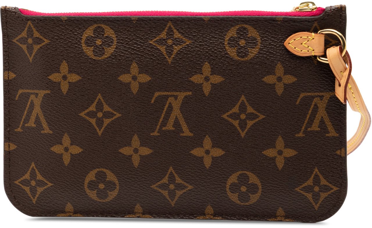 Louis Vuitton Monogram Neverfull Pouch PM Bruin