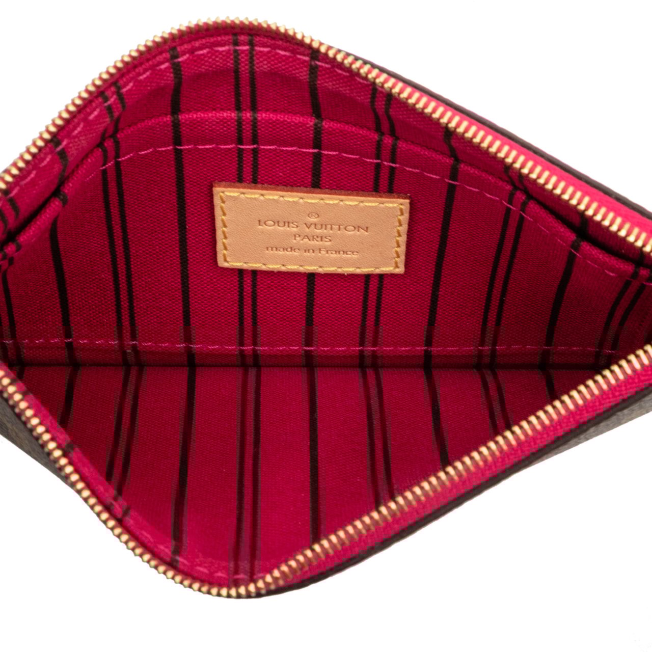 Louis Vuitton Monogram Neverfull Pouch PM Bruin