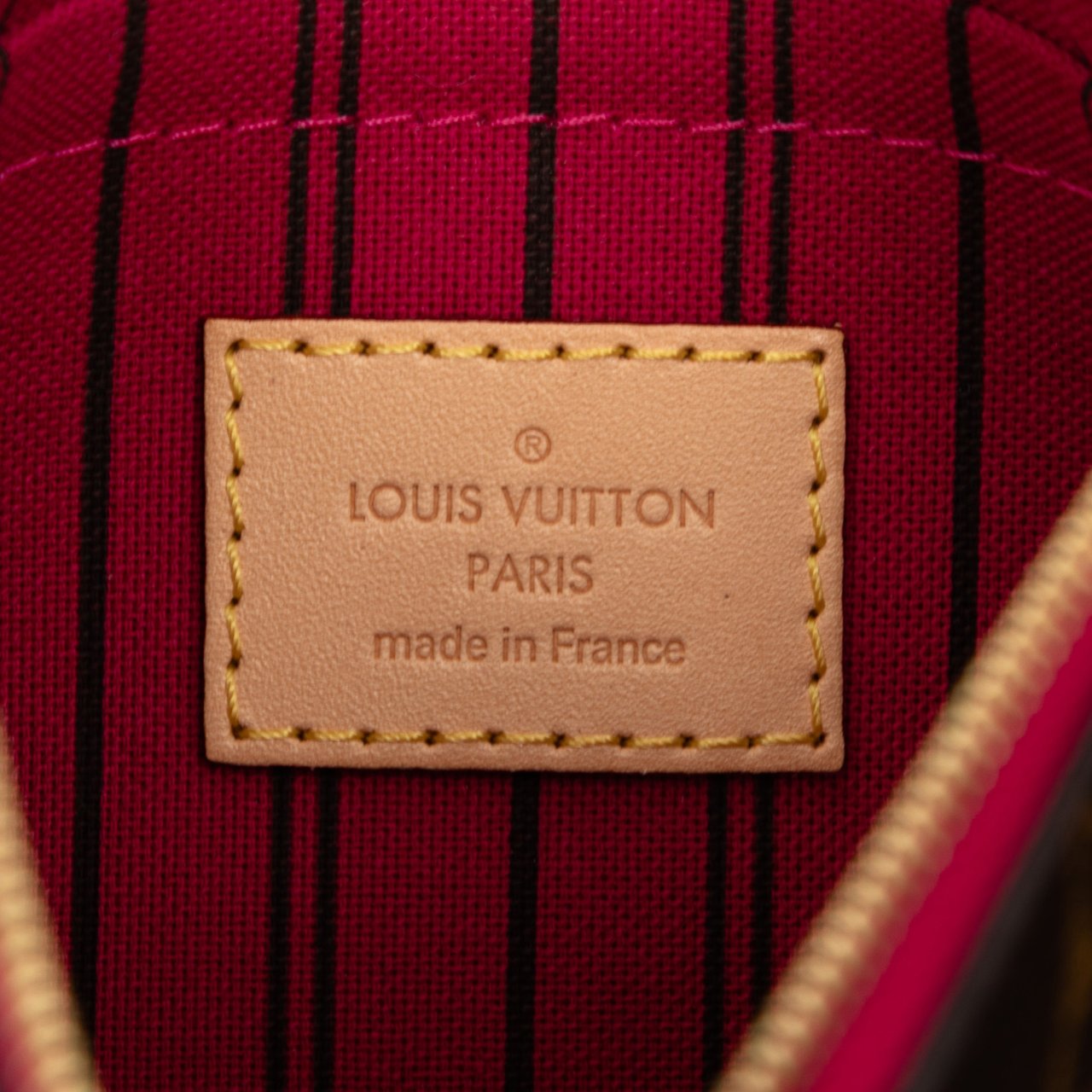 Louis Vuitton Monogram Neverfull Pouch PM Bruin