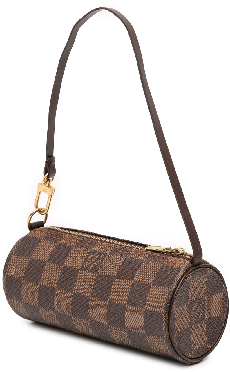 Louis Vuitton Damier Ebene Papillon Pochette Bruin