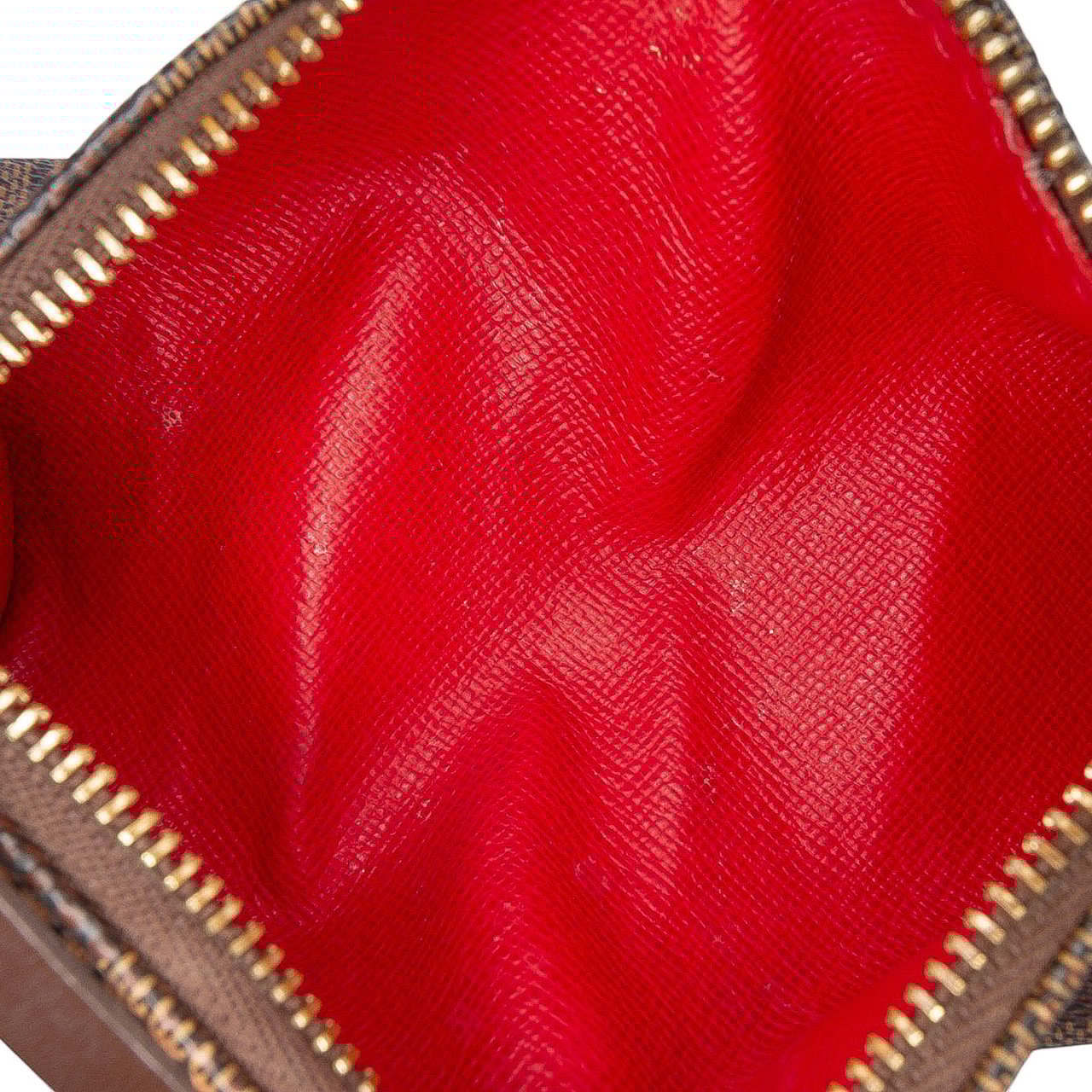 Louis Vuitton Damier Ebene Papillon Pochette Bruin