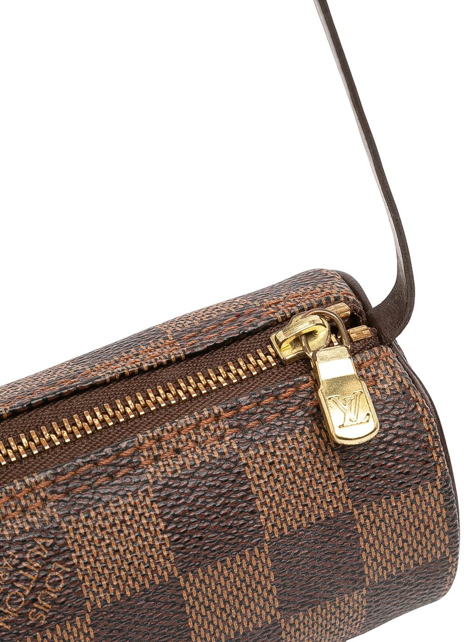 Louis Vuitton Damier Ebene Papillon Pochette Bruin