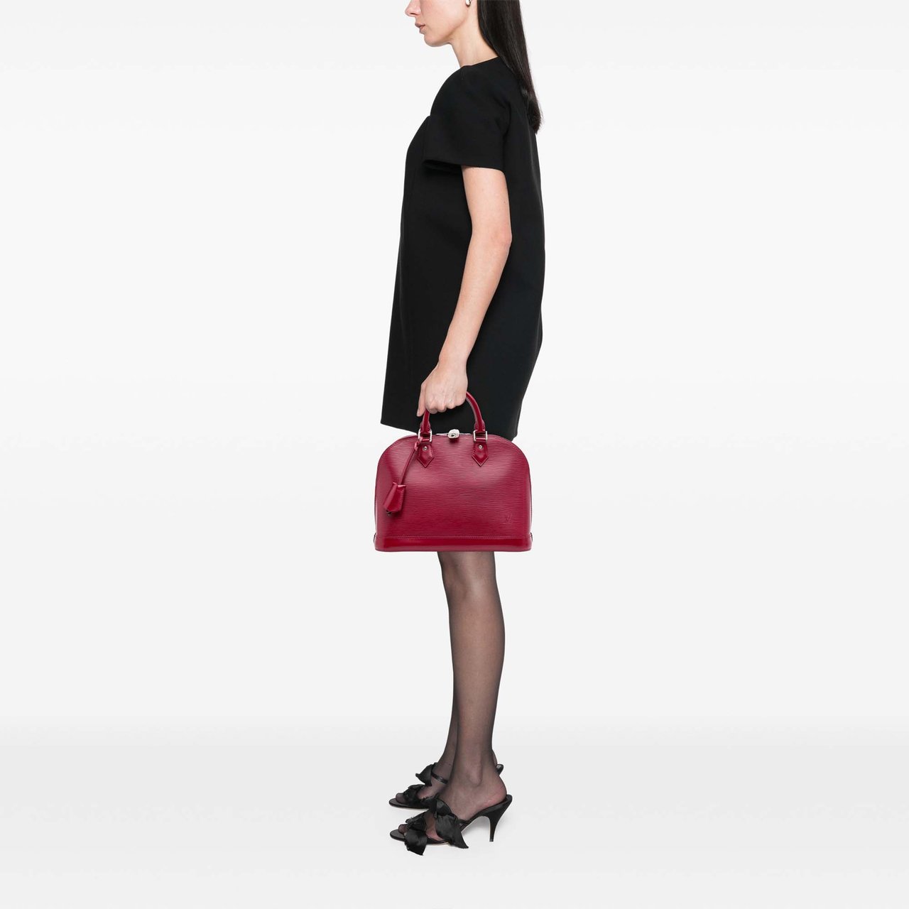 Louis Vuitton Epi Alma PM Roze