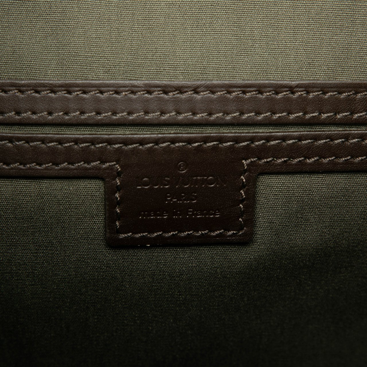 Louis Vuitton Monogram Mini Lin Montsouris GM Groen
