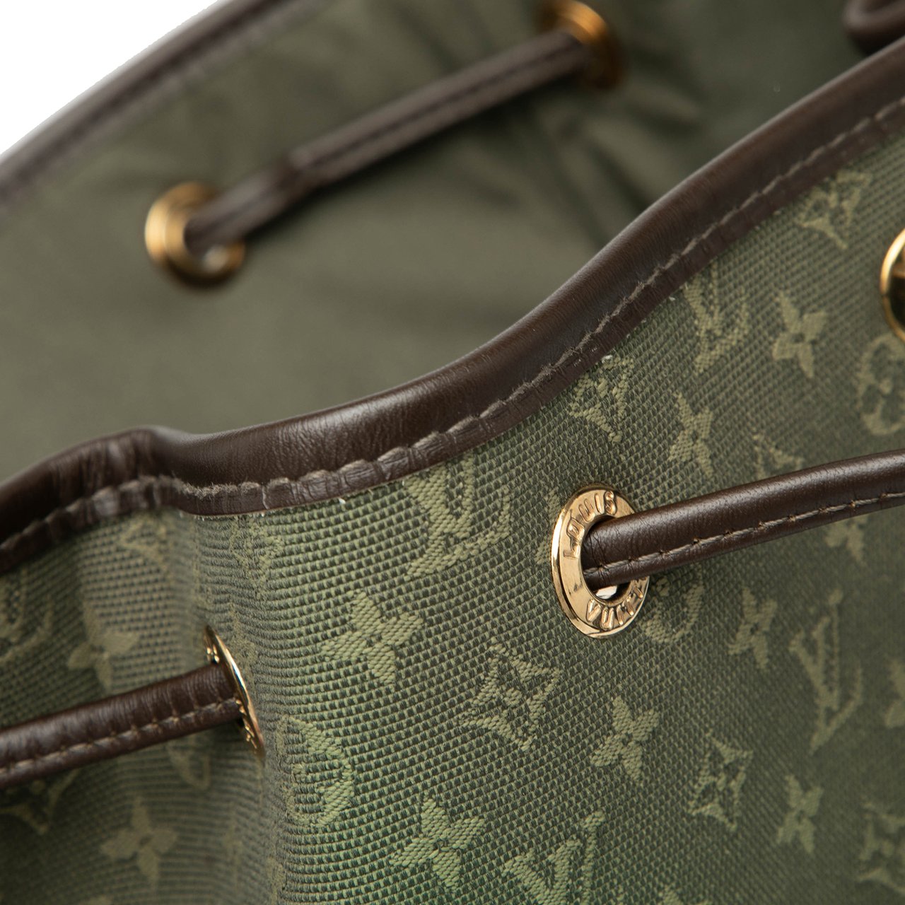 Louis Vuitton Monogram Mini Lin Montsouris GM Groen