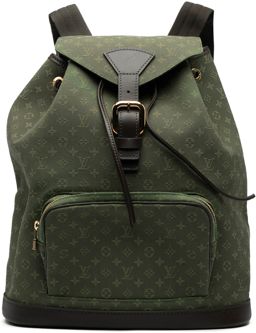Louis Vuitton Monogram Mini Lin Montsouris GM Groen