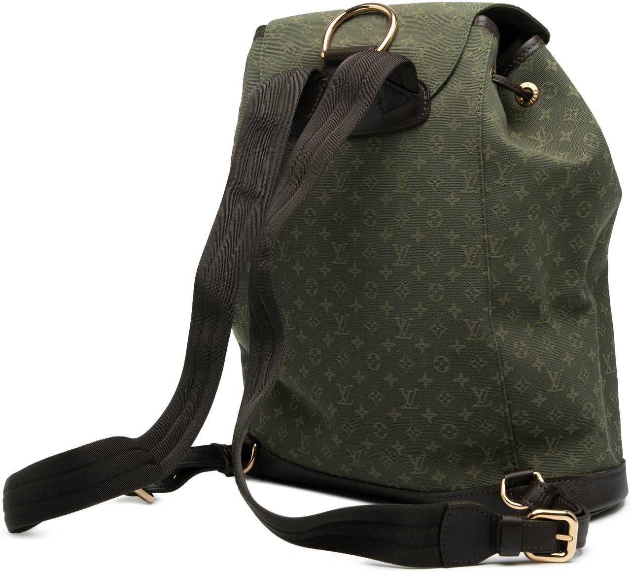 Louis Vuitton Monogram Mini Lin Montsouris GM Groen