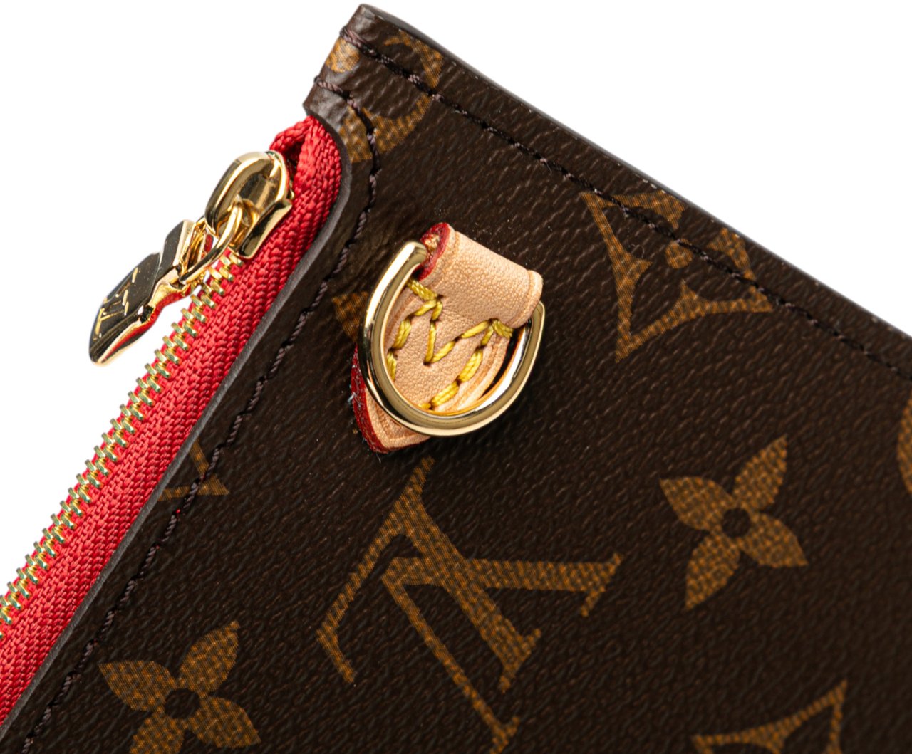Louis Vuitton Monogram Neverfull Pouch Bruin