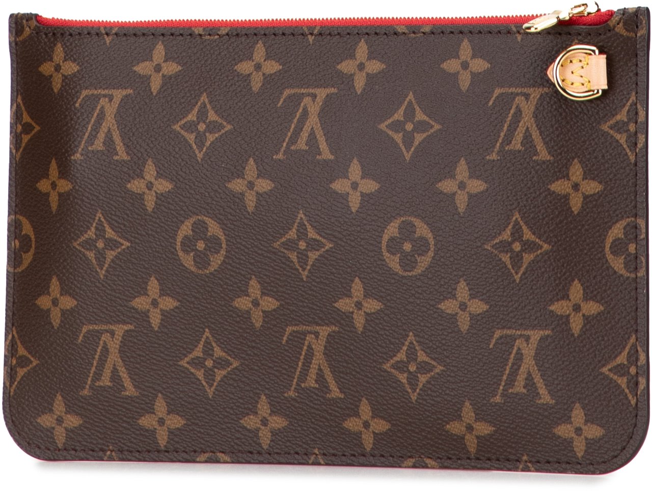 Louis Vuitton Monogram Neverfull Pouch Bruin