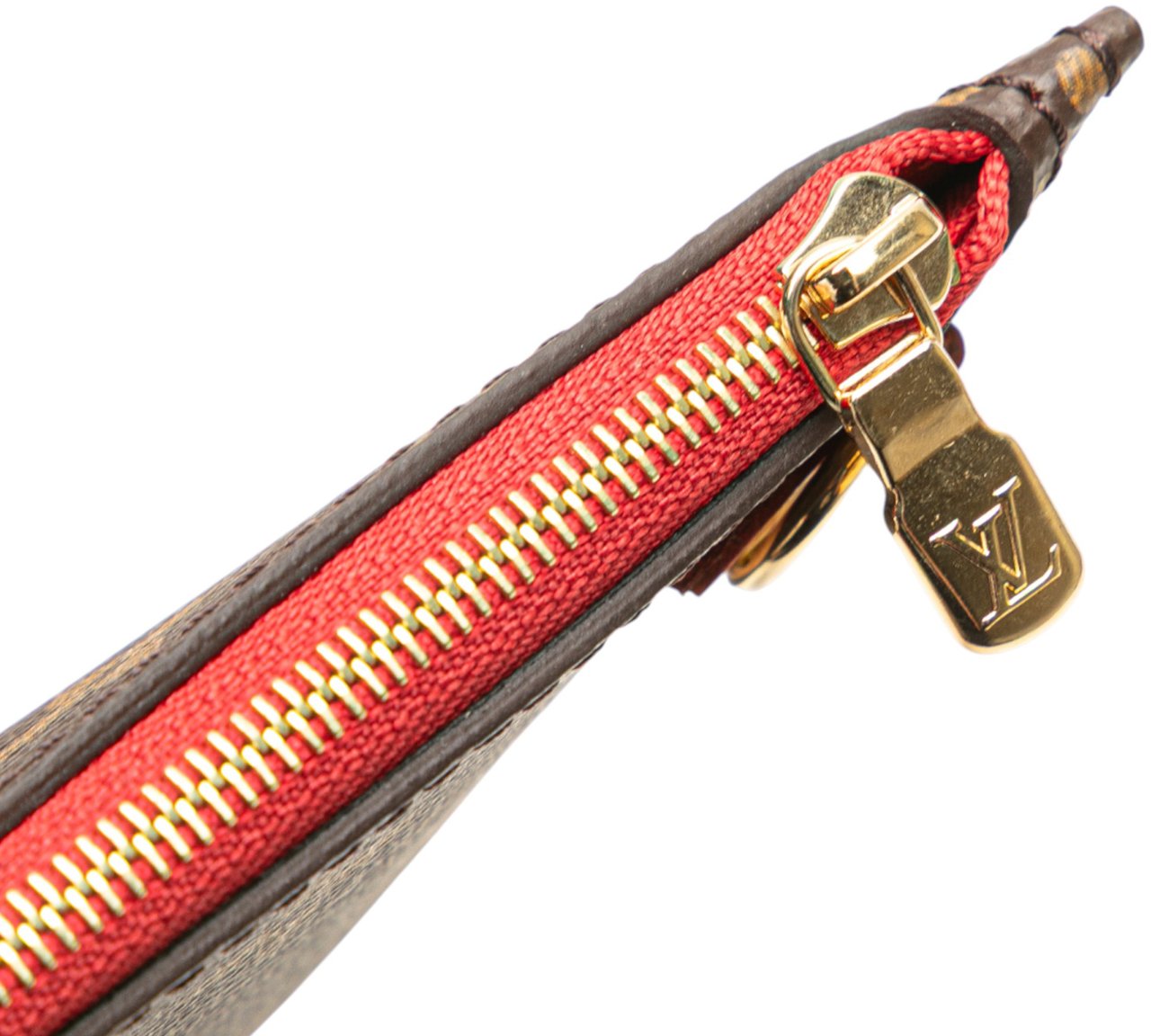 Louis Vuitton Monogram Neverfull Pouch Bruin