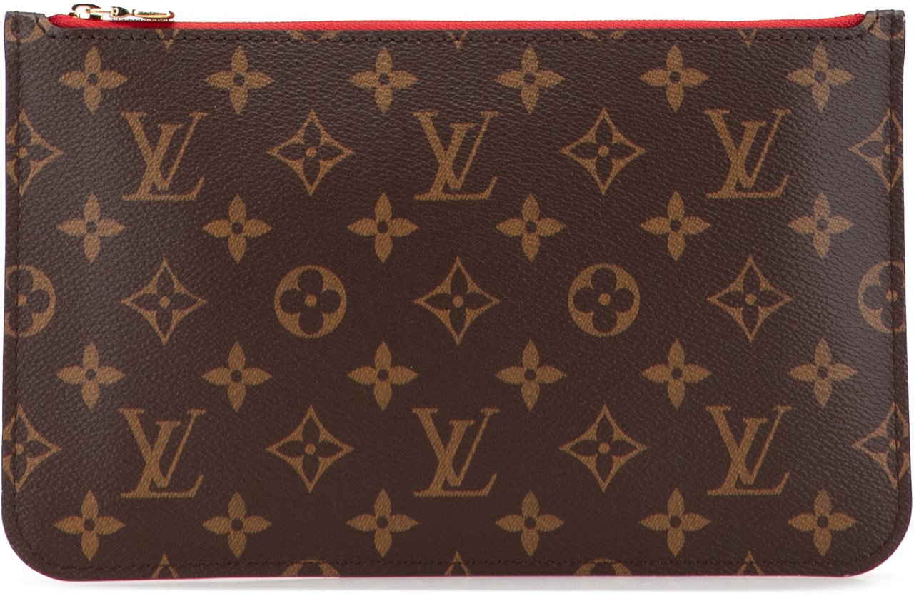 Louis Vuitton Monogram Neverfull Pouch Bruin