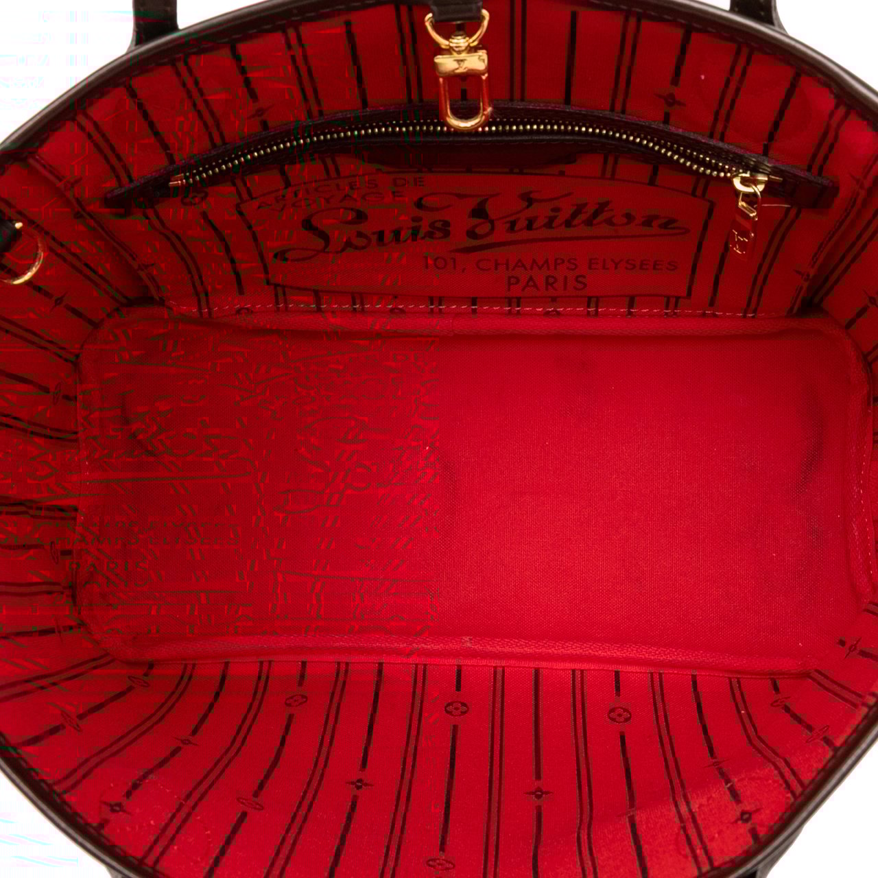 Louis Vuitton Damier Ebene Neverfull PM Bruin