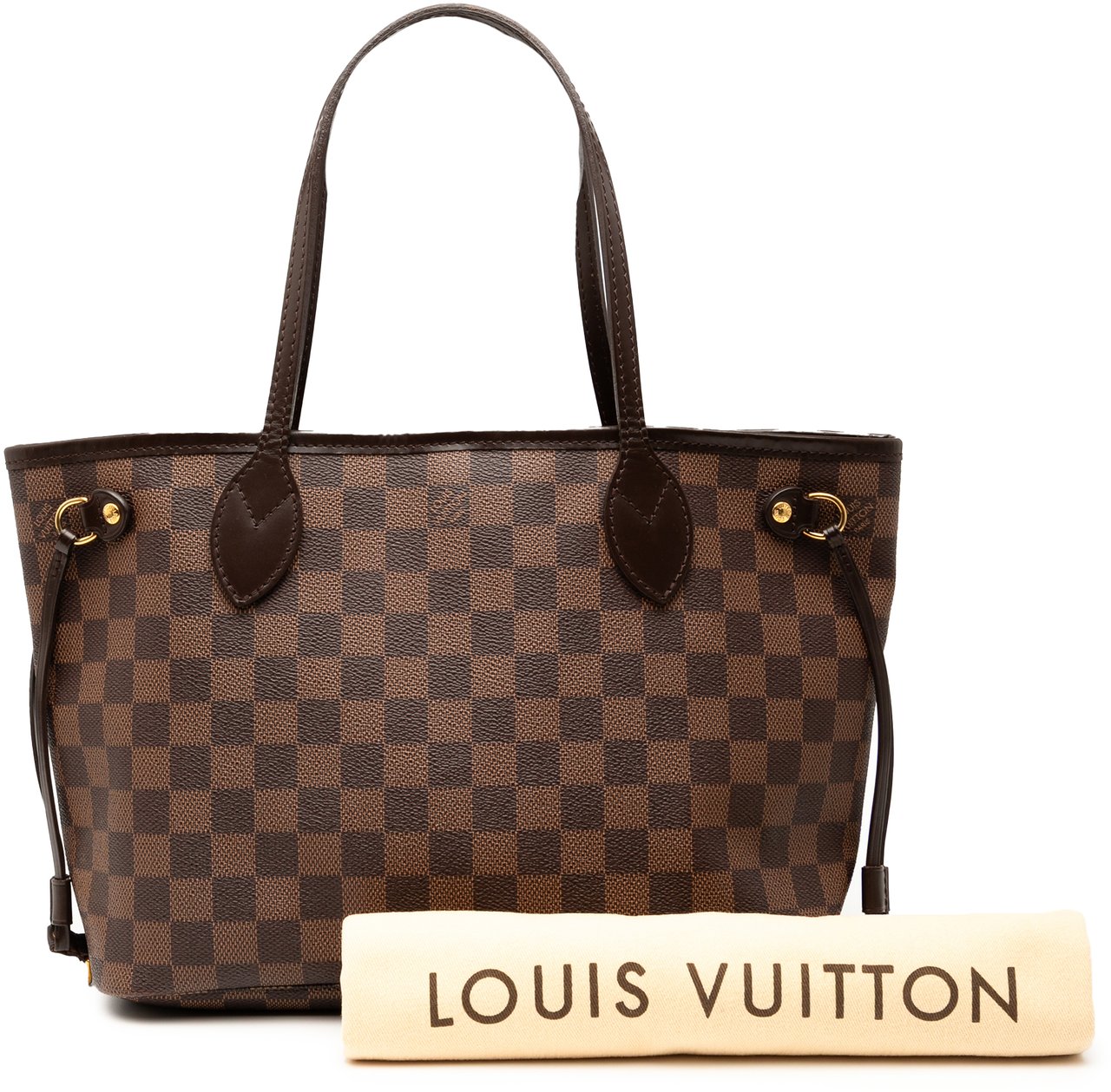 Louis Vuitton Damier Ebene Neverfull PM Bruin