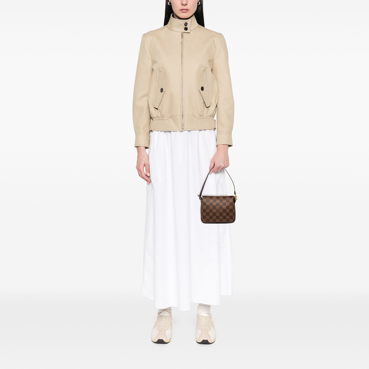 Louis Vuitton Damier Ebene Trousse Pochette Bruin