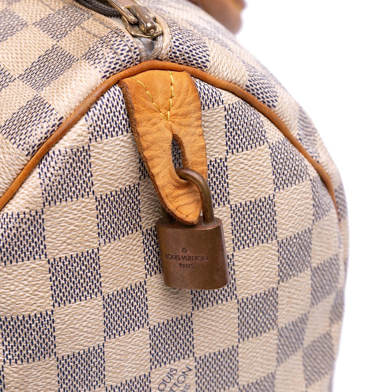 Louis Vuitton Damier Azur Speedy 30 Wit