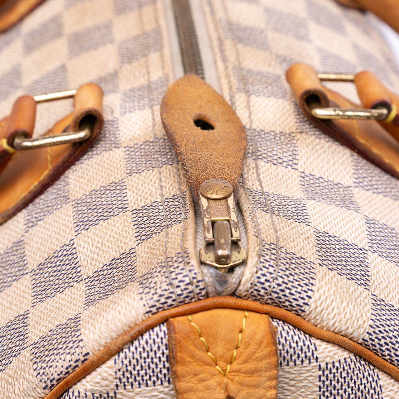 Louis Vuitton Damier Azur Speedy 30 Wit