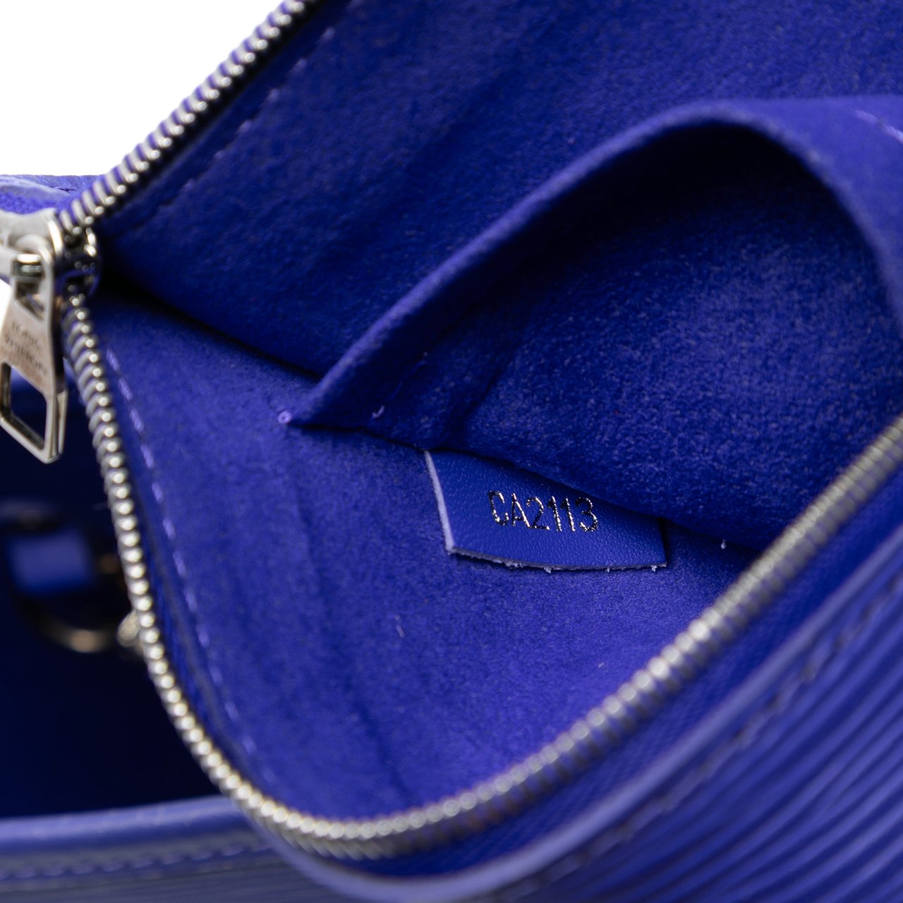 Louis Vuitton Epi Neverfull MM Blauw