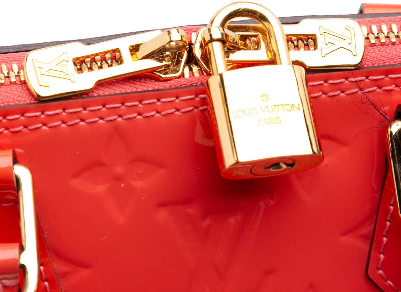 Louis Vuitton Monogram Vernis Alma BB Rood