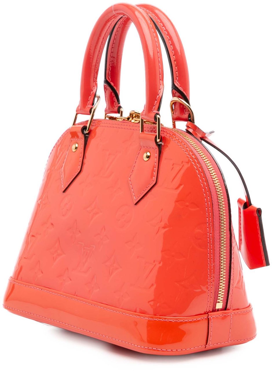 Louis Vuitton Monogram Vernis Alma BB Rood