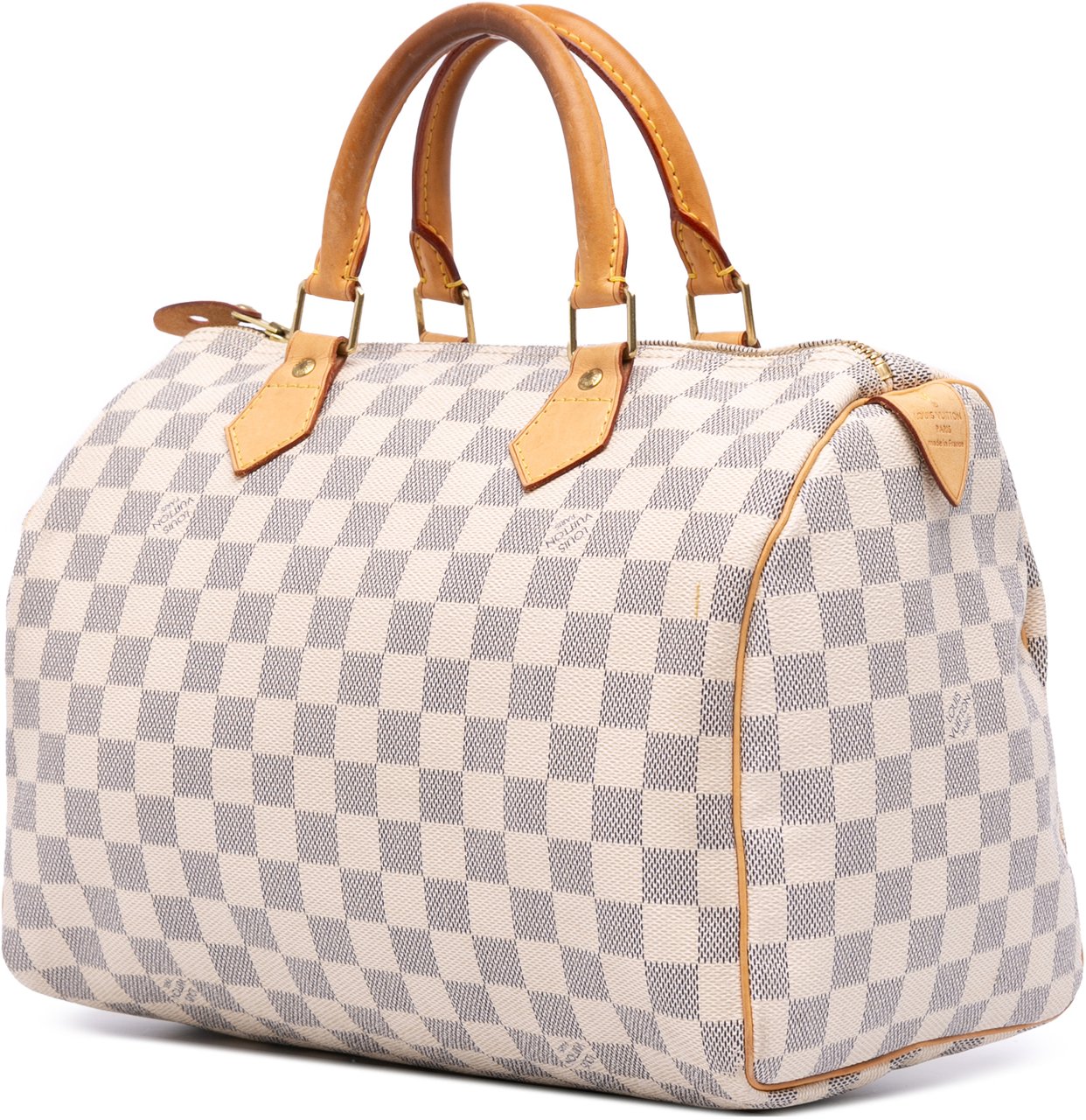 Louis Vuitton Damier Azur Speedy 30 Wit