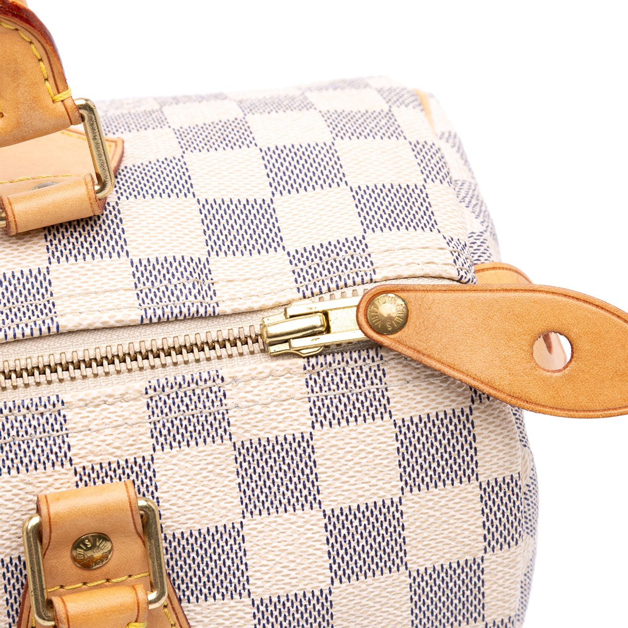 Louis Vuitton Damier Azur Speedy 30 Wit