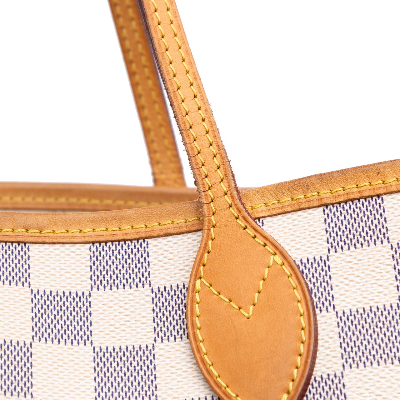 Louis Vuitton Damier Azur Neverfull MM Wit