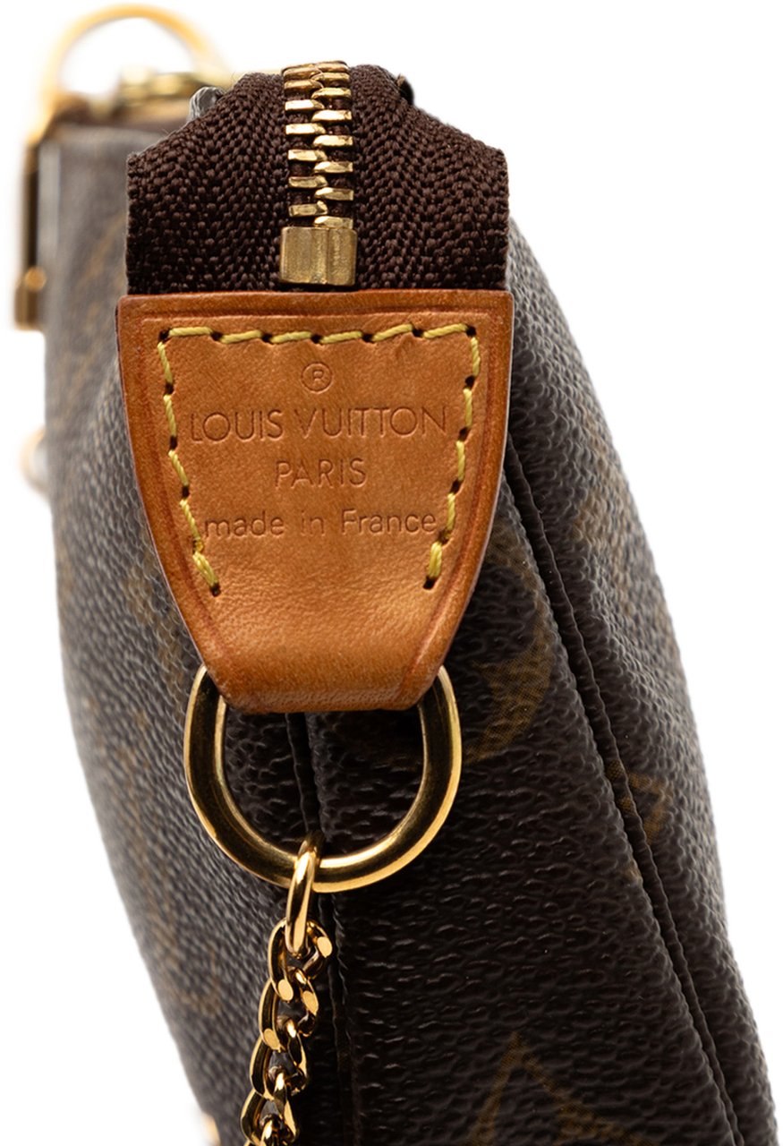 Louis Vuitton Monogram Mini Pochette Accessoires Bruin