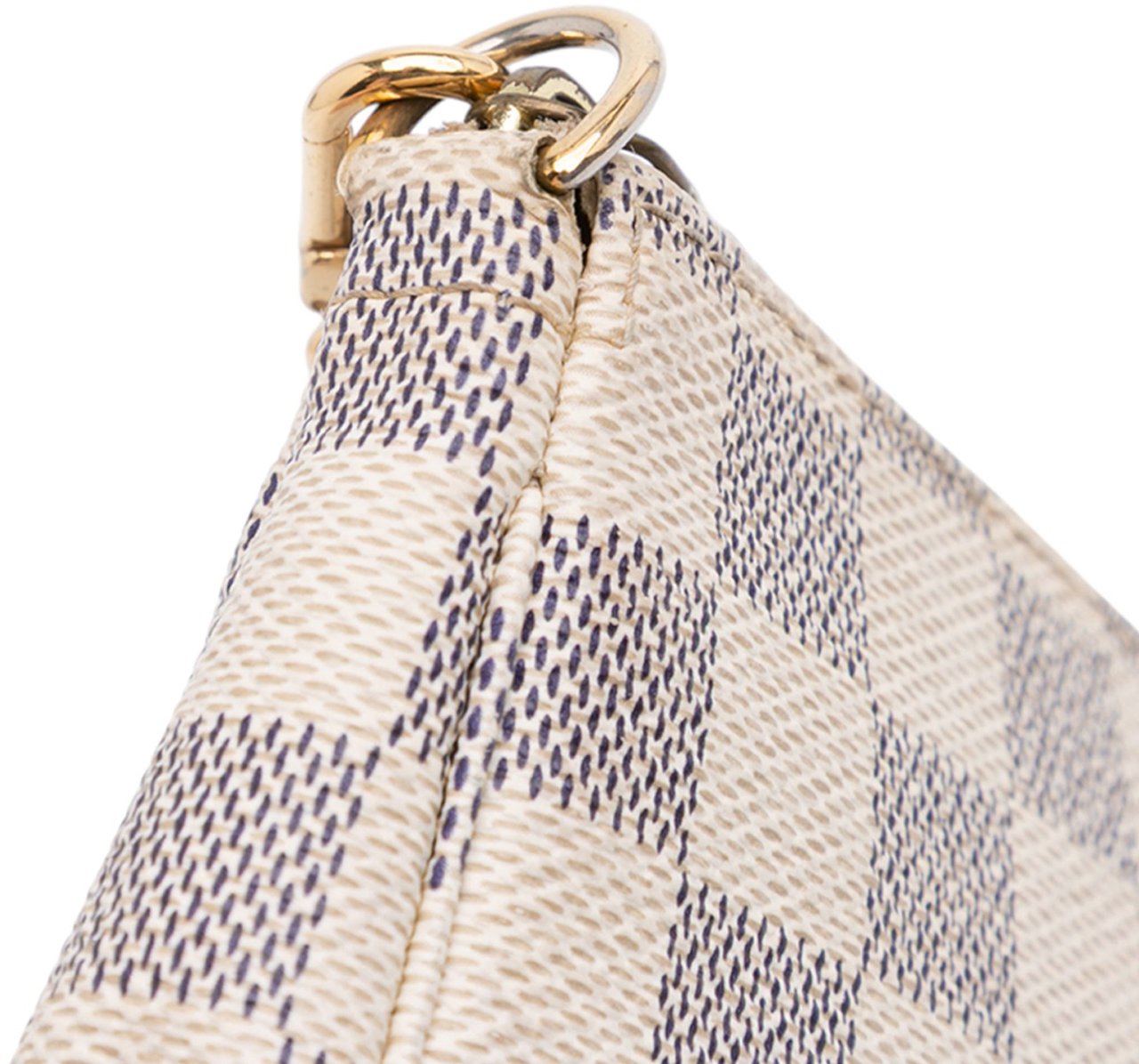 Louis Vuitton Damier Azur Mini Pochette Accessoires Wit