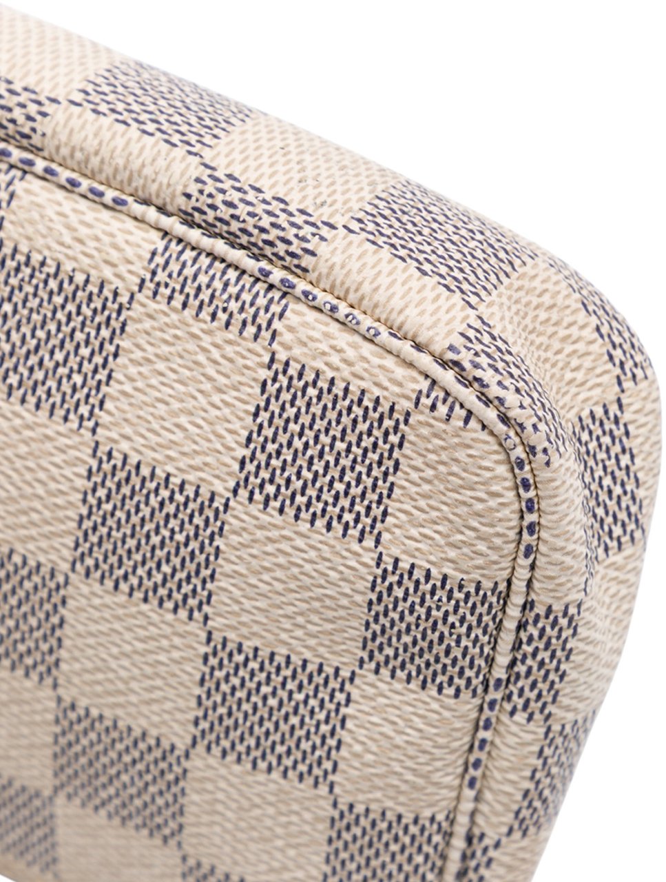 Louis Vuitton Damier Azur Mini Pochette Accessoires Wit