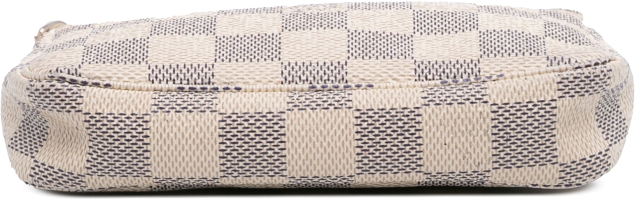 Louis Vuitton Damier Azur Mini Pochette Accessoires Wit