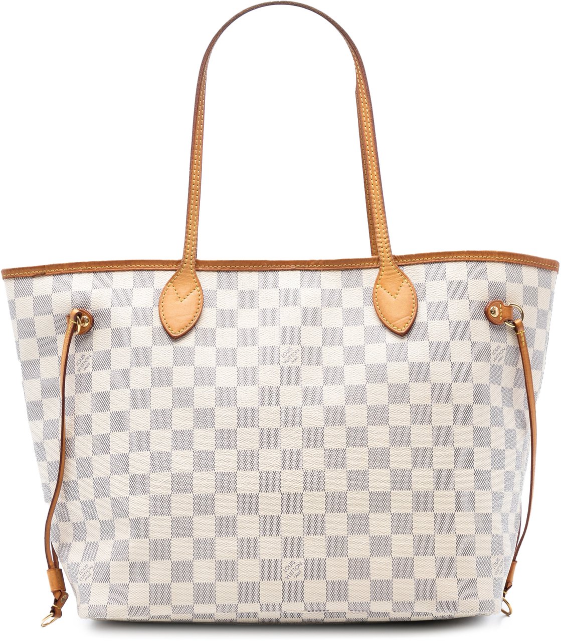 Louis Vuitton Damier Azur Neverfull MM Wit