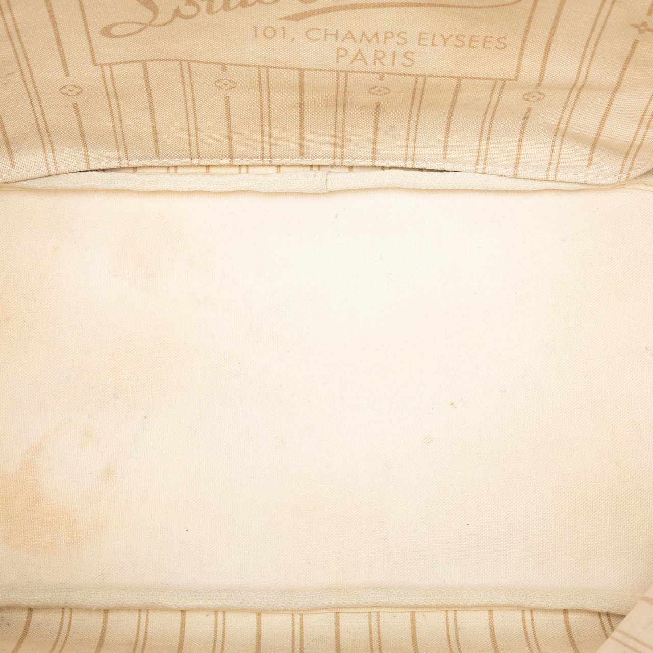 Louis Vuitton Damier Azur Neverfull MM Wit