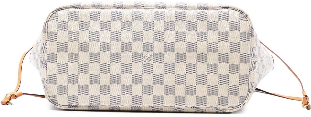 Louis Vuitton Damier Azur Neverfull MM Wit