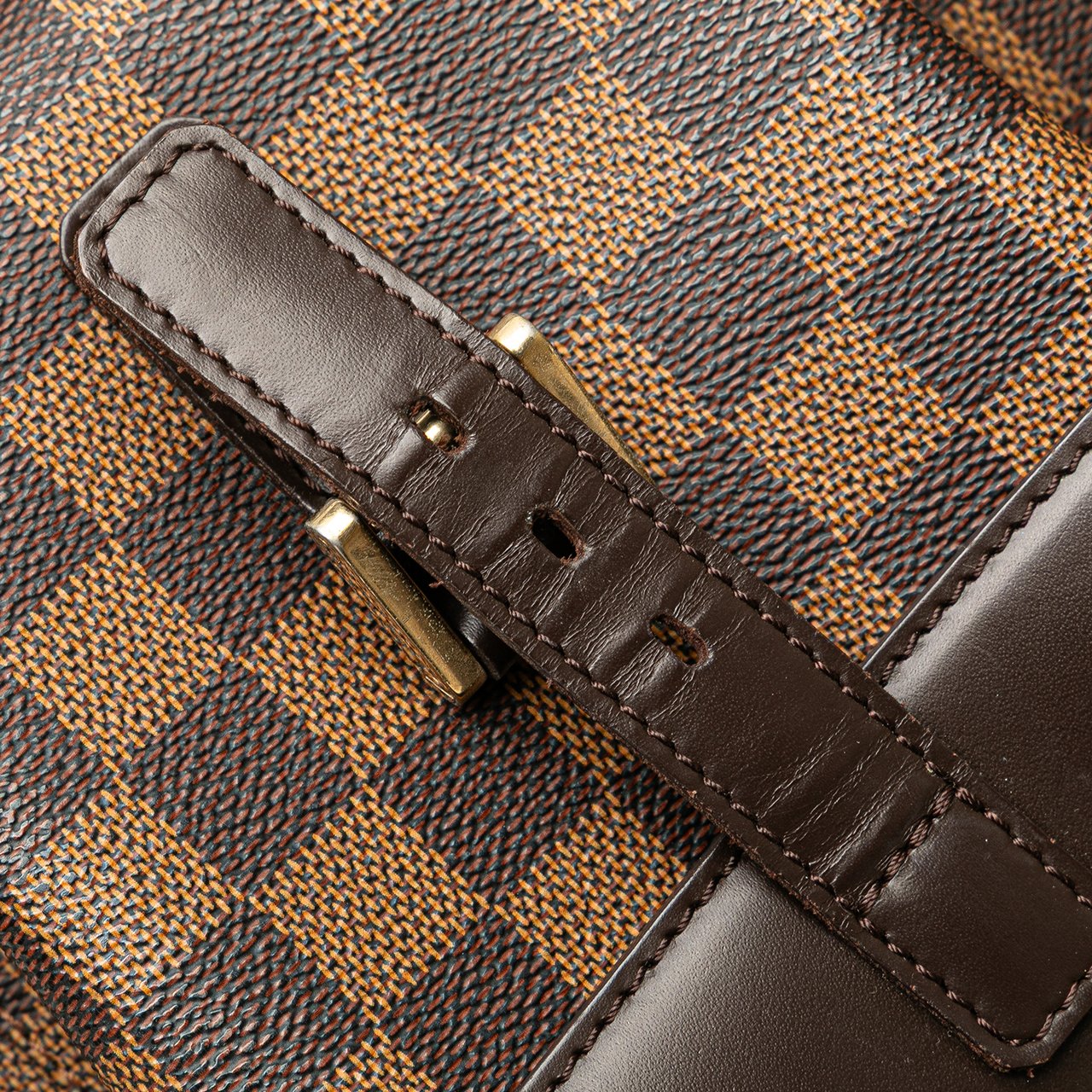 Louis Vuitton Damier Ebene Manosque GM Bruin