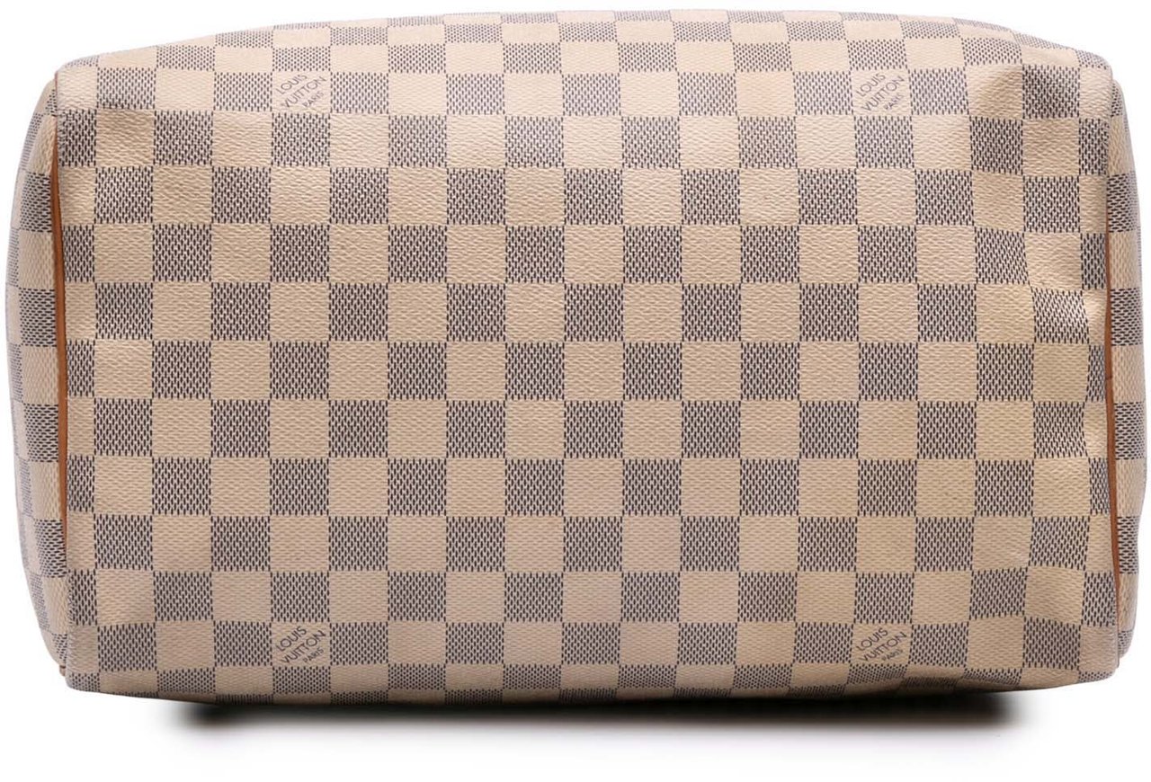 Louis Vuitton Damier Azur Speedy 30 Wit