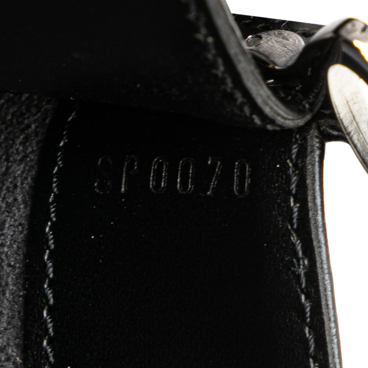 Louis Vuitton Epi Demi Lune Pochette Zwart