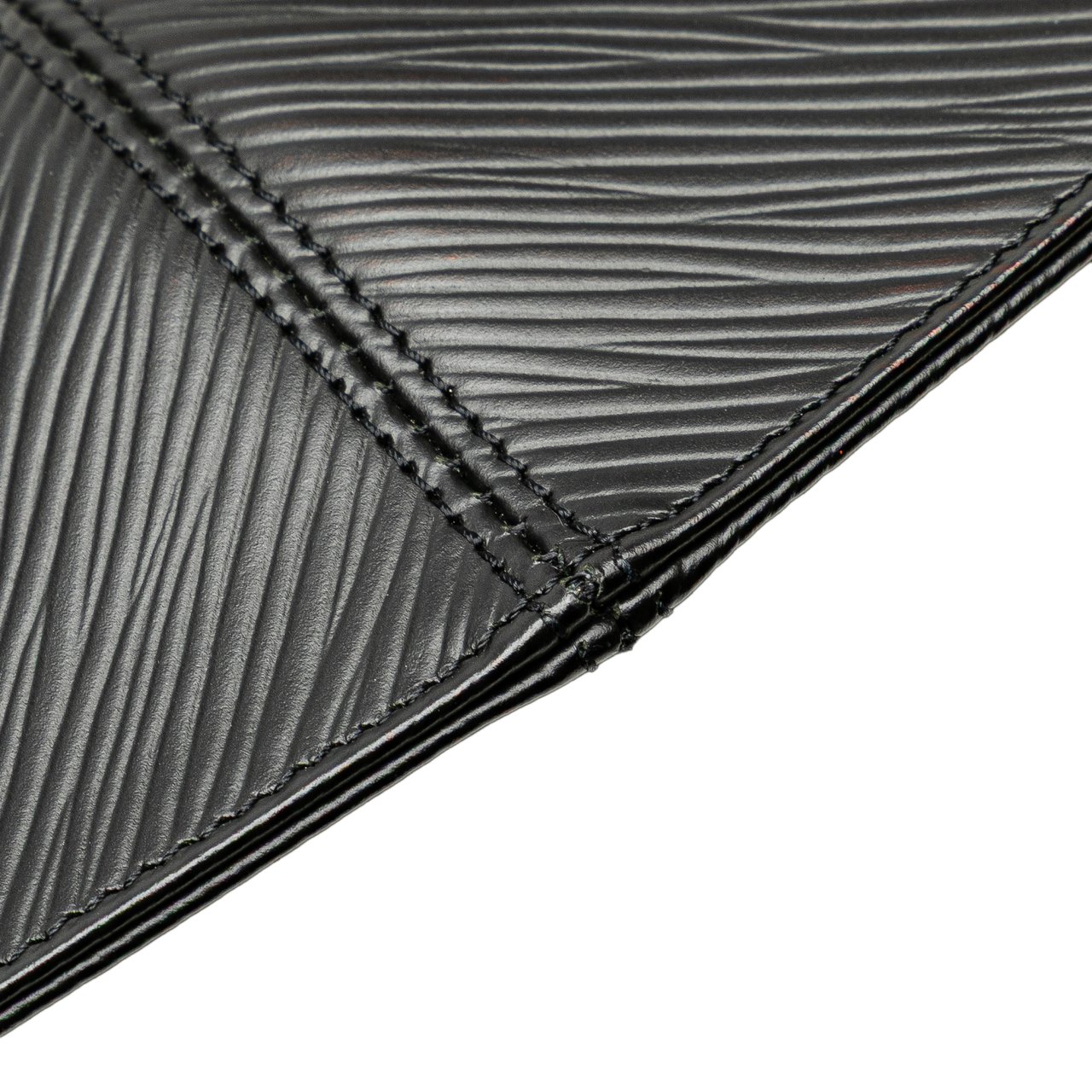 Louis Vuitton Epi Demi Lune Pochette Zwart