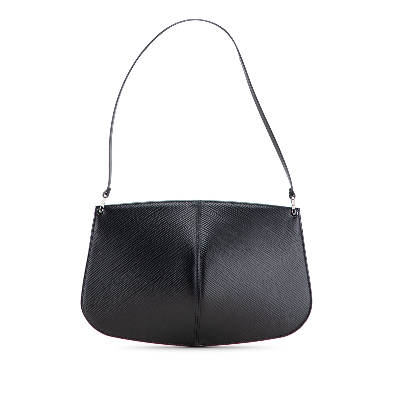 Louis Vuitton Epi Demi Lune Pochette Zwart