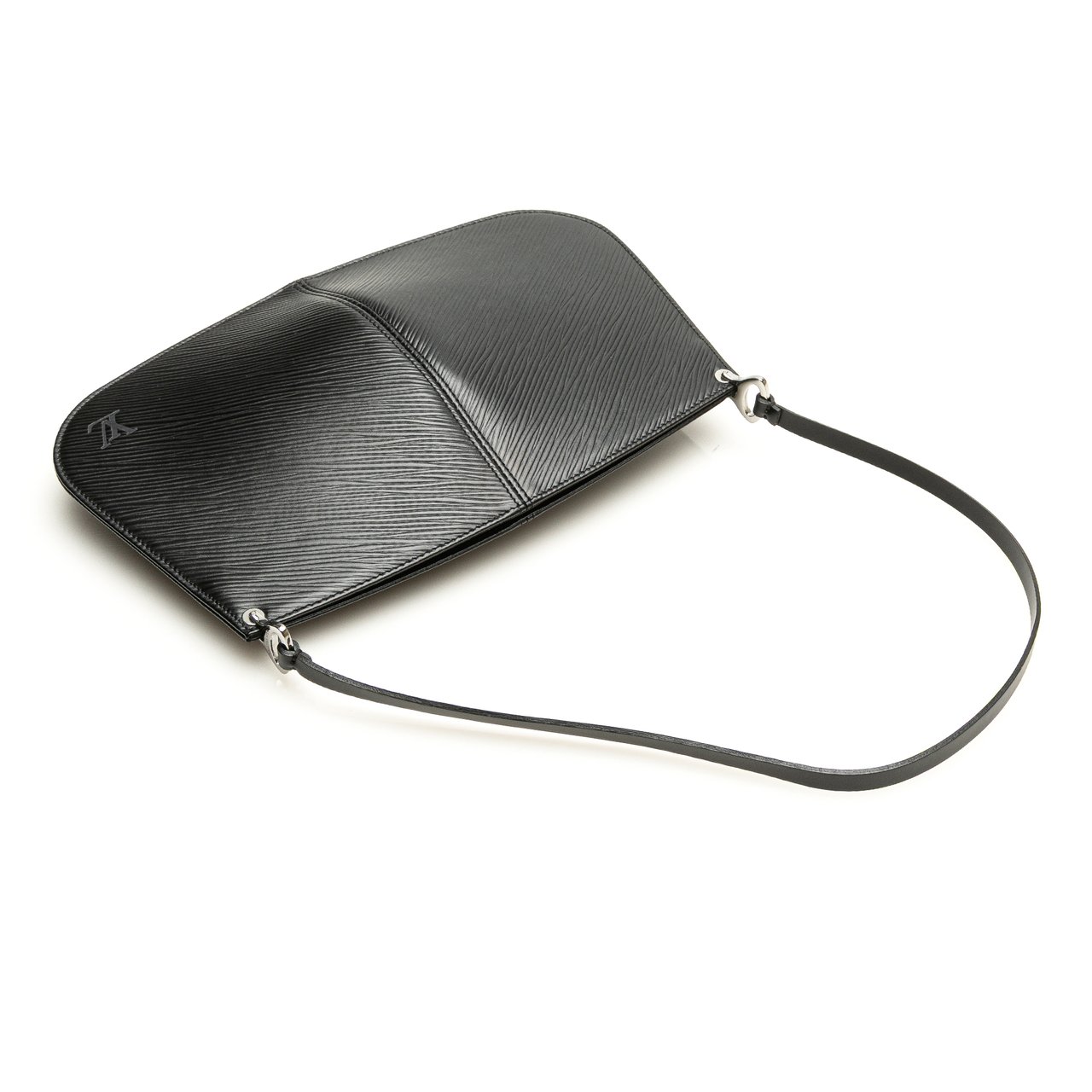 Louis Vuitton Epi Demi Lune Pochette Zwart
