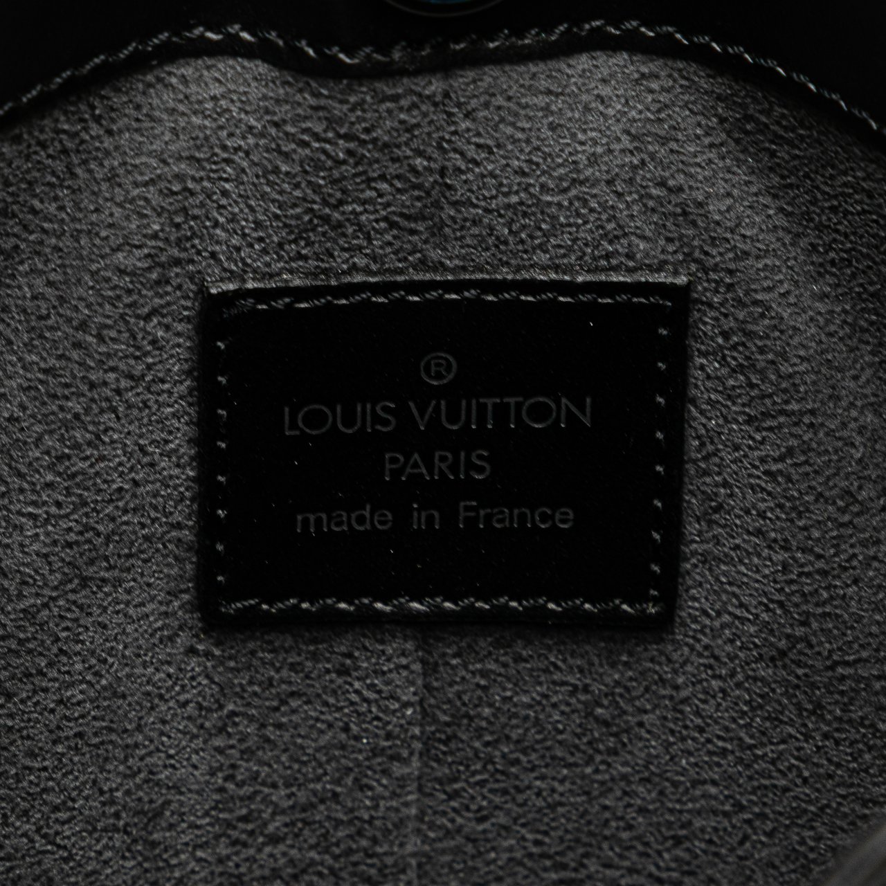 Louis Vuitton Epi Demi Lune Pochette Zwart