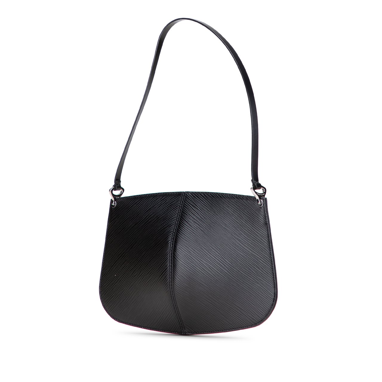 Louis Vuitton Epi Demi Lune Pochette Zwart
