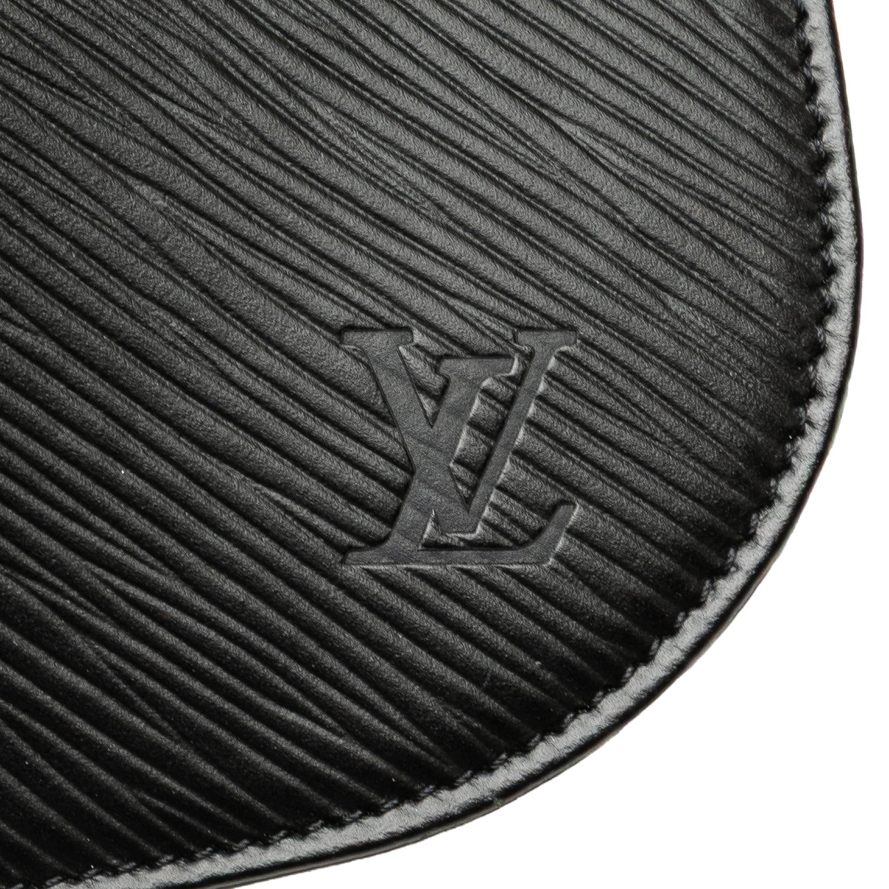 Louis Vuitton Epi Demi Lune Pochette Zwart