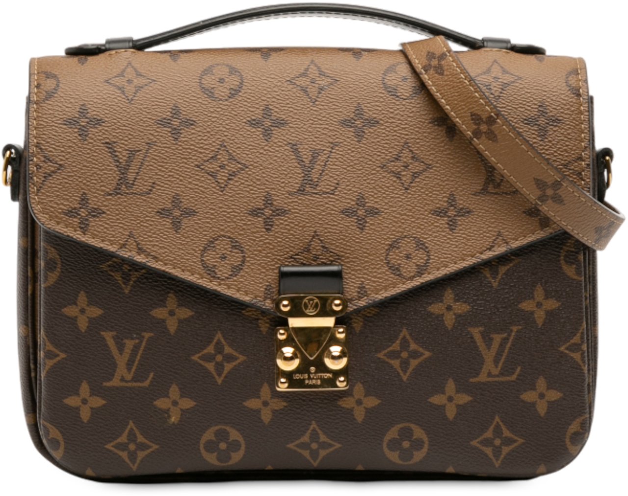 Louis Vuitton Monogram Reverse Pochette Metis Bruin