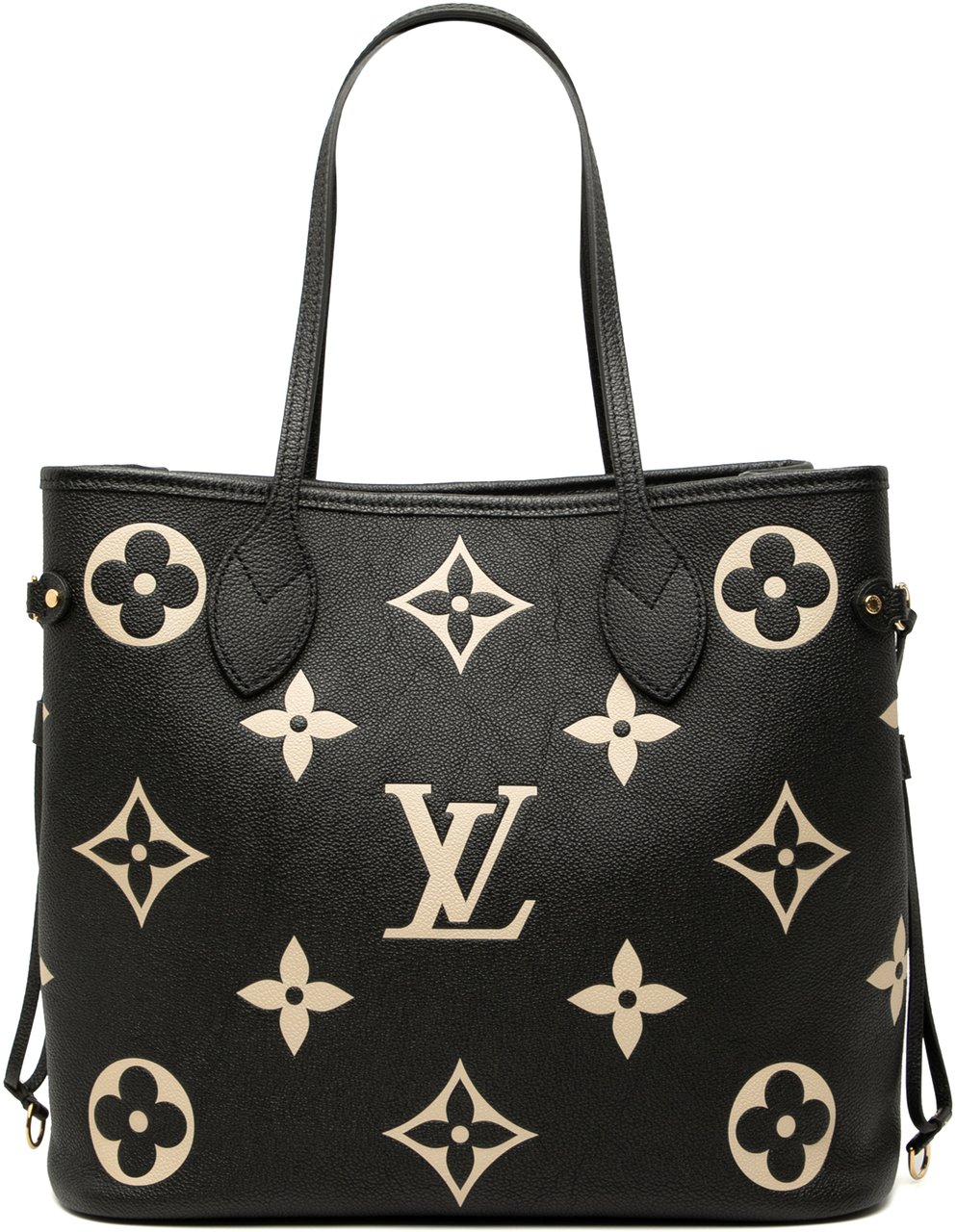 Louis Vuitton Bicolor Monogram Giant Empreinte Neverfull MM Zwart