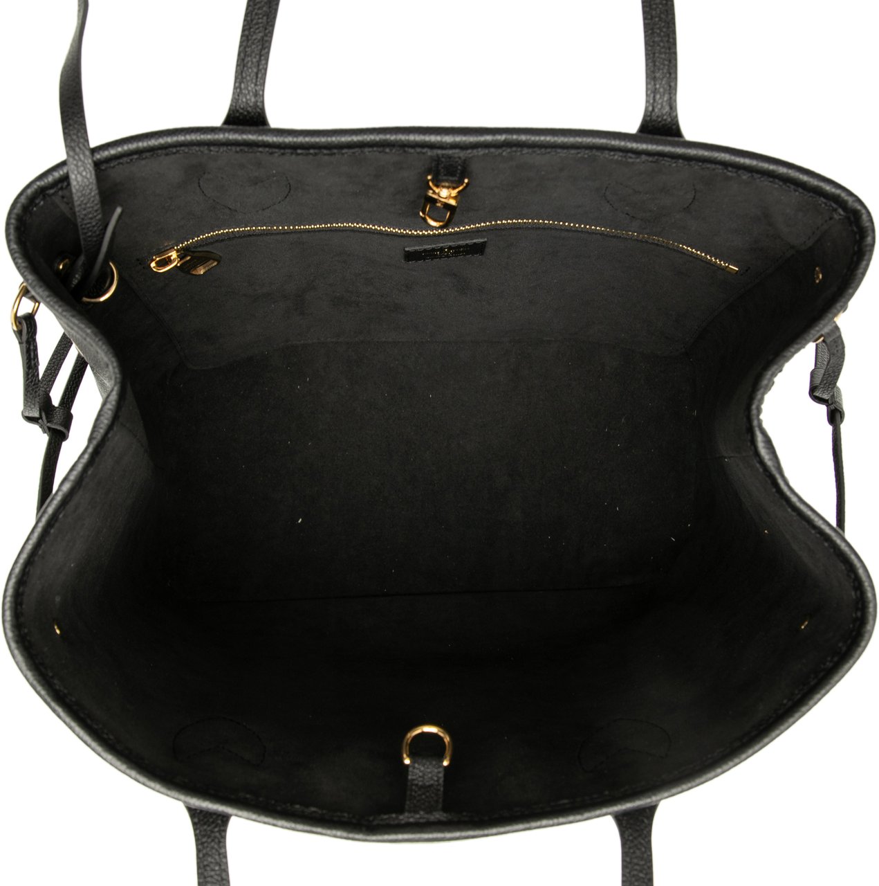 Louis Vuitton Bicolor Monogram Giant Empreinte Neverfull MM Zwart