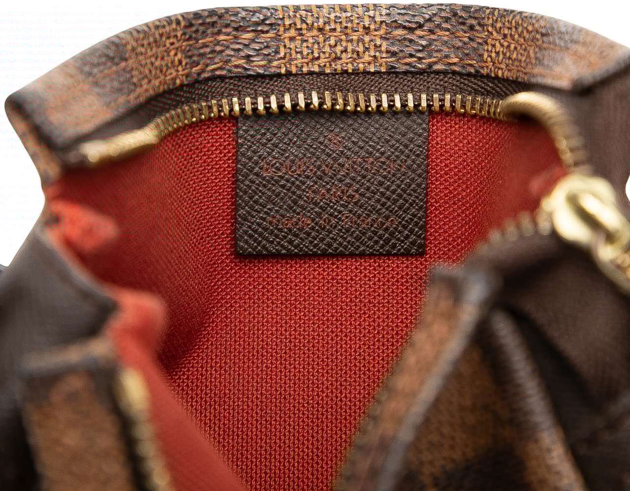 Louis Vuitton Damier Ebene Trousse Pochette Bruin